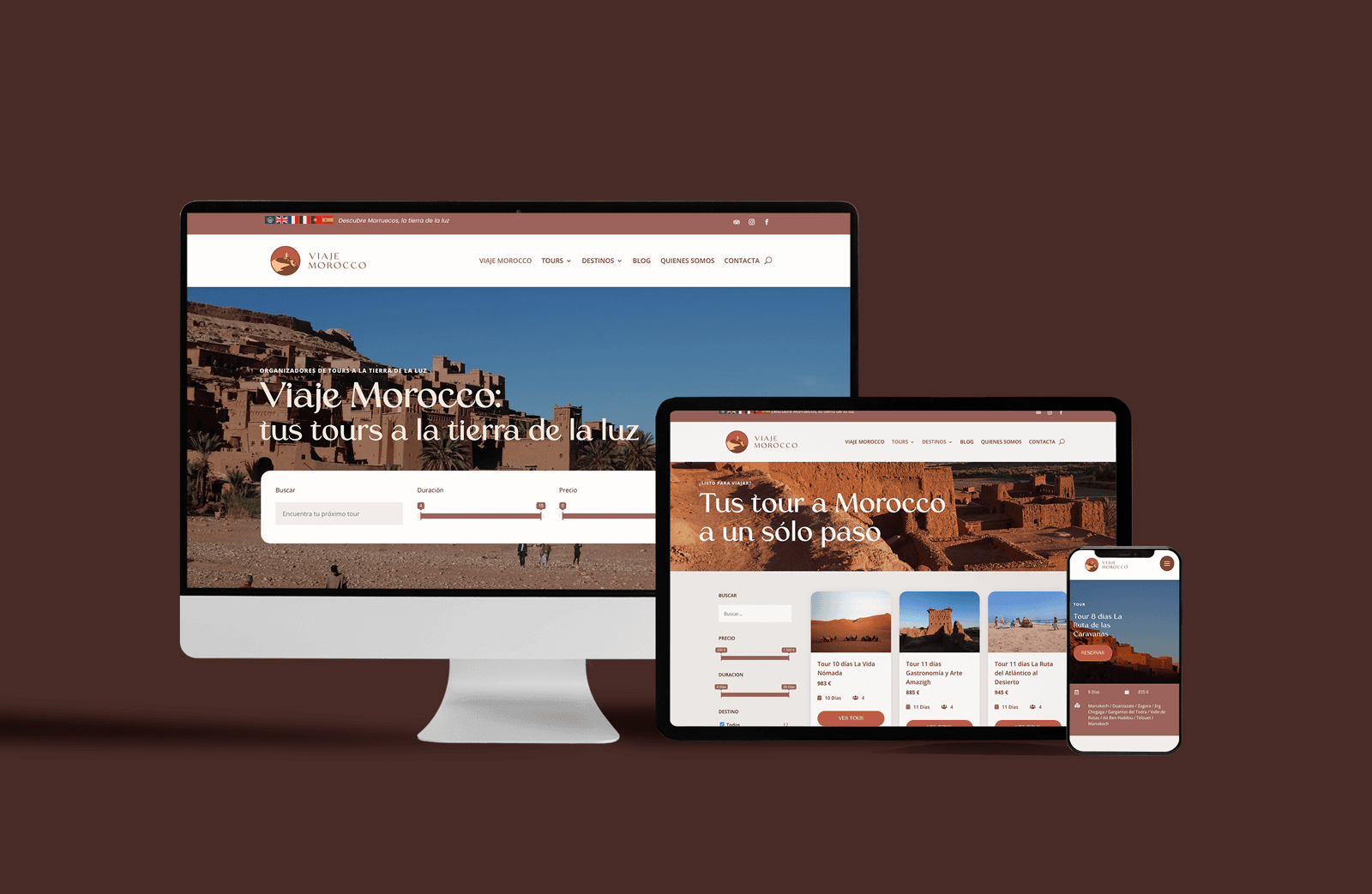 Viaje Morocco — guía de viajes con la nueva identidad
